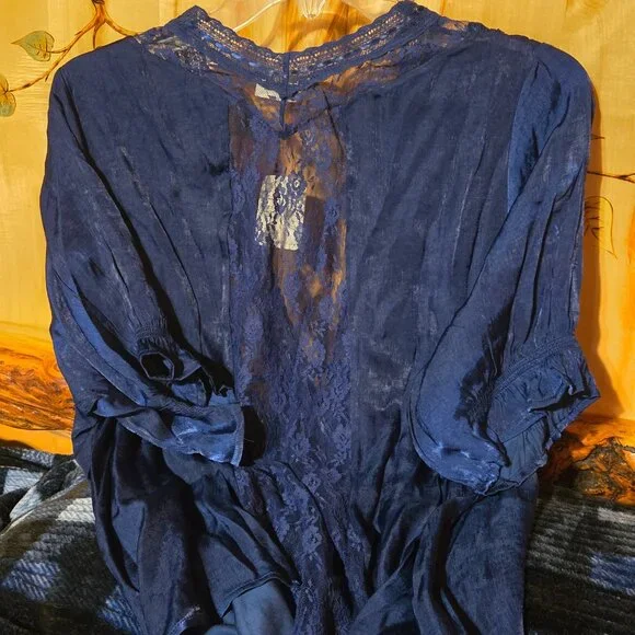 Free People Intimately Morning Breeze Bed Jacket  M  NWT - Picture 2 of 3